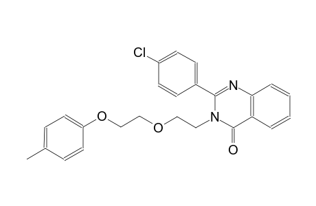 2-(4-chlorophenyl)-3-{2-[2-(4-methylphenoxy)ethoxy]ethyl}-4(3H)-quinazolinone