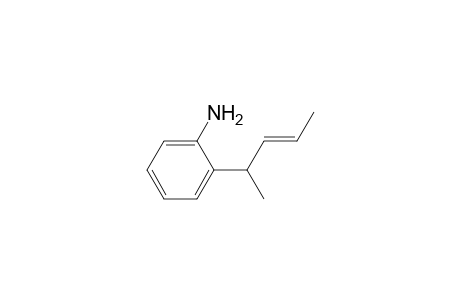 2-[(E)-1-methylbut-2-enyl]aniline