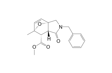 Methyl (3aS*,6R*,7S*,7aR*)-2-benzyl-6-methyl-1-oxo-1,2,3,6,7,7a-hexahydro-3a,6-epoxyisoindole-7-carboxylate