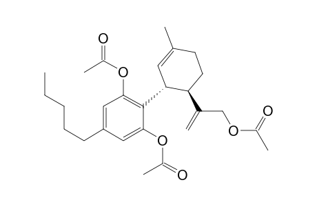 1,3-Benzenediol, 2-[6-[1-[(acetyloxy)methyl]ethenyl]-3-methyl-2-cyclohexen-1-yl]-5-pentyl-, diacetate, (1R-trans)-