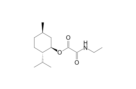 L-menthyl N-ethyl oxamate