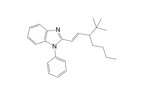 (E)-2-[3-(tert-Butyl)hept-1-en-1-yl]-1-phenyl-1H-benzo[d]imidazole