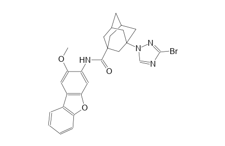3-(3-bromo-1H-1,2,4-triazol-1-yl)-N-(2-methoxydibenzo[b,d]furan-3-yl)-1-adamantanecarboxamide