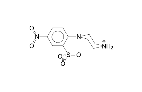 4-Nitro-2-piperazin-1-yl-benzenesulfonic acid; inner salt