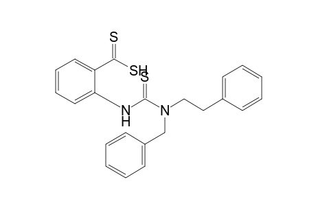 2-[(N'-Benzyl-N'-phenethyl)thioureido]-dithiobenzoic acid