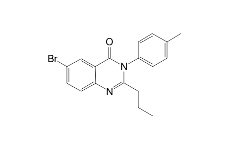 6-Bromo-2-propyl-3-p-tolylquinazolin-4(3H)-one