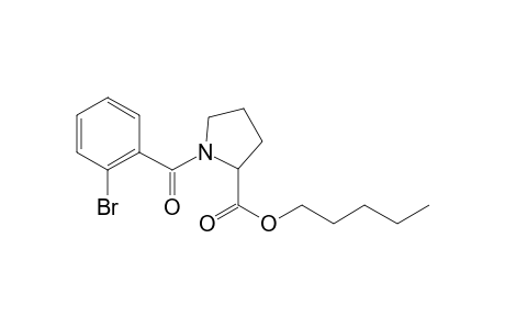 L-Proline, N-(2-bromobenzoyl)-, pentyl ester