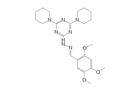 benzaldehyde, 2,4,5-trimethoxy-, [4,6-di(1-piperidinyl)-1,3,5-triazin-2-yl]hydrazone
