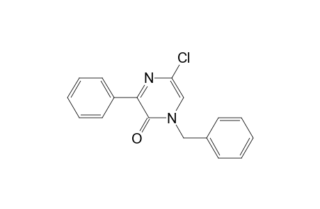 1-benzyl-5-chloro-3-phenyl-pyrazin-2-one
