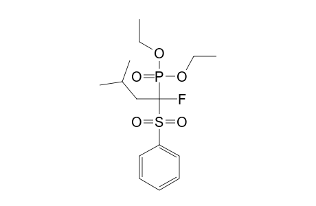 DIETHYL-1-FLUORO-1-PHENYLSULFONYL-3-METHYLBUTANE-1-PHOSPHONATE