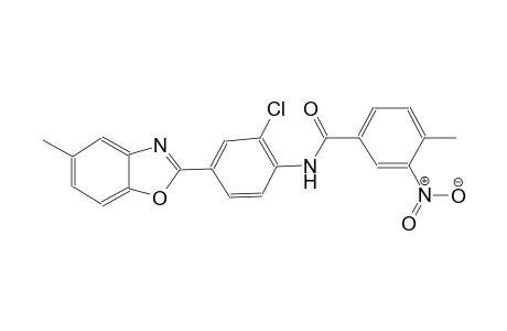 benzamide, N-[2-chloro-4-(5-methyl-2-benzoxazolyl)phenyl]-4-methyl-3-nitro-