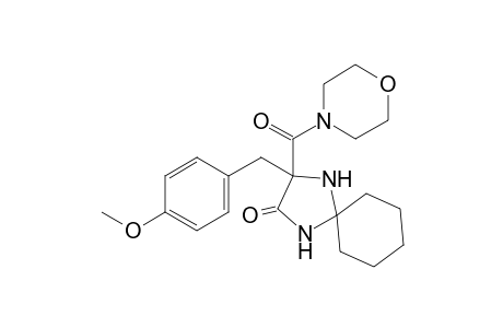 2-[(Morpholino)carbonyl]-2-(4'-methoxybenzyl)-1,4-diazaspiro[4.5]decan-3-one