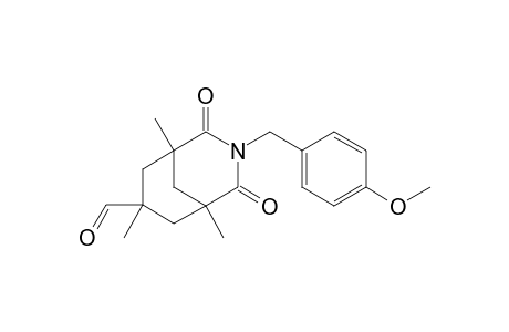 3-(4-Methoxybenzyl)-1,5,7-trimethyl-2,4-dioxo-3-azabicyclo[3.3.1]nonan-7-carbaldehyde