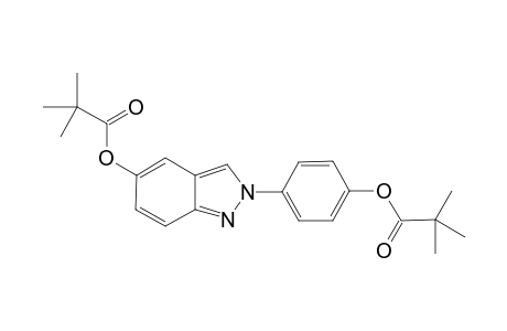 4-{5-[(2,2-dimethylpropanoyl)oxy]-2H-indazol-2-yl}phenyl pivalate