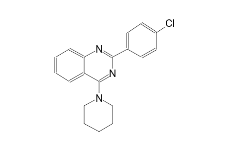 2-(4-chlorophenyl)-4-(1-piperidinyl)quinazoline