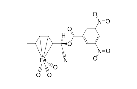 (1RS,2RS,5SR,2E,4E)-Tricarbonyl-{[.eta(4).-(2->5)-1-cyanohexa-2,4-dienyl]-(3',5'-dinitrobenzoate}-iron