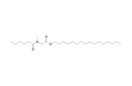 Sarcosine, N-hexanoyl-, hexadecyl ester