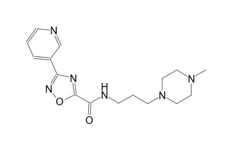 1,2,4-oxadiazole-5-carboxamide, N-[3-(4-methyl-1-piperazinyl)propyl]-3-(3-pyridinyl)-