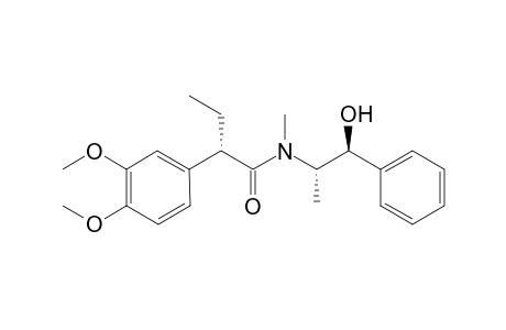(2S)-2-(3,4-dimethoxyphenyl)-N-methyl-N-[(1S,2S)-1-oxidanyl-1-phenyl-propan-2-yl]butanamide