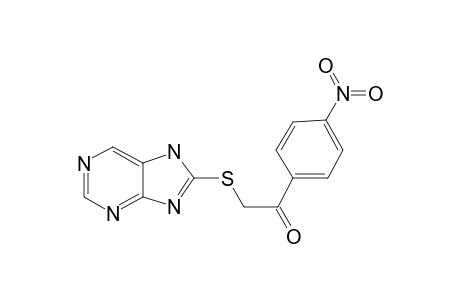 1-(4-Nitrophenyl)-2-(1H-purin-8-ylthio)ethanone