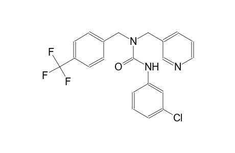 N'-(3-chlorophenyl)-N-(3-pyridinylmethyl)-N-[4-(trifluoromethyl)benzyl]urea