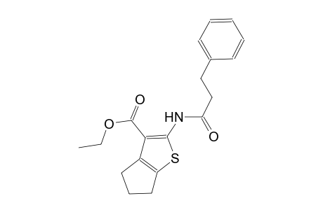 ethyl 2-[(3-phenylpropanoyl)amino]-5,6-dihydro-4H-cyclopenta[b]thiophene-3-carboxylate