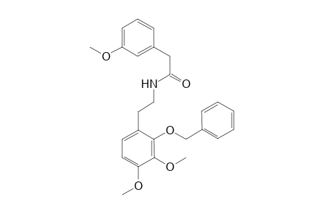 N-(2-(benzyloxy)-3,4-dimethoxyphenethyl)-2-(3-methoxyphenyl)acetamide