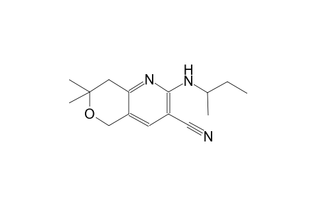 5H-pyrano[4,3-b]pyridine-3-carbonitrile, 7,8-dihydro-7,7-dimethyl-2-[(1-methylpropyl)amino]-