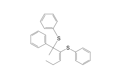 2-Phenyl-2,3-bisphenylthio-hex-3-ene