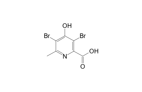 3,5-Dibromo-4-hydroxy-6-methylpicolinic acid