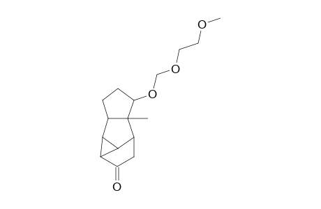 9-(2-Methoxy-ethoxymethoxy)-8-methyl-tetracyclo(6.3.0.0/2,4/)undecan-5-one