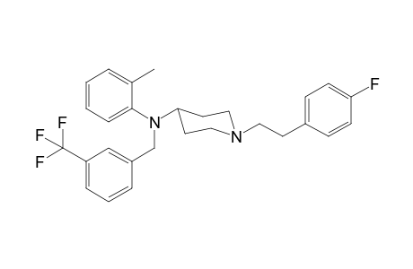 1-[2-(4-Fluorophenyl)ethyl]-N-2-methylphenyl-N-([3-(trifluoromethyl)phenyl]methyl)piperidin-4-amine