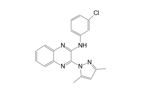 N-(3-chlorophenyl)-3-(3,5-dimethyl-1H-pyrazol-1-yl)-2-quinoxalinamine