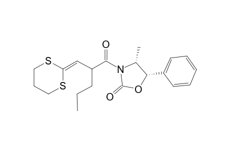 (4R,5S)-3-[1-Oxo-3-(1,3-dithian-2-ylidene)-2-propylpropyl]-4-methyl-5-phenyl-2-oxazolidenone