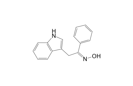 (1Z)-2-(1H-indol-3-yl)-1-phenylethanone oxime