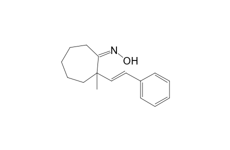 2-Methyl-2-phenylethenylcycloheptanone oxime