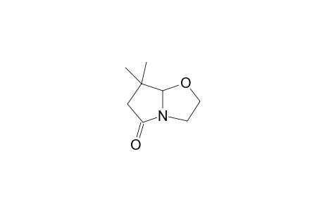 7,7-Dimethyl-tetrahydropyrrolo[2,1-B][1,3]oxazol-5-one