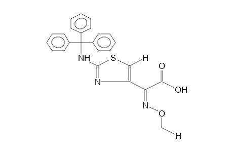 (Z)-2-(2-TRITYLAMINO-1,3-THIAZOL-4-YL)-2-METHOXYIMINOACETIC ACID