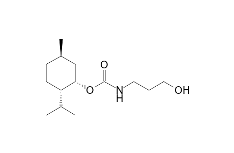 [(1S,2S,5R)-2-isopropyl-5-methyl-cyclohexyl] N-(3-hydroxypropyl)carbamate