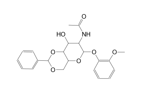 beta-D-glucopyranoside, 2-methoxyphenyl 2-(acetylamino)-2-deoxy-4,6-O-(phenylmethylene)-