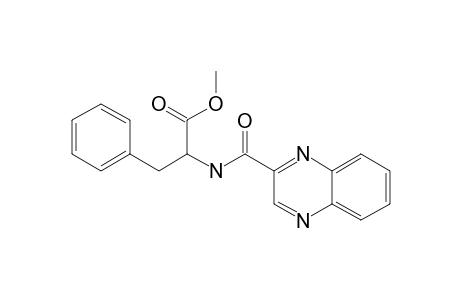 3-phenyl-2-(quinoxaline-2-carbonylamino)propionic acid methyl ester