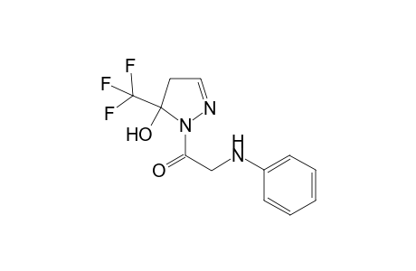 5-Trifluoromethyl-5-hydroxy-4,5-dihydro-1H-1-(phenylaminoacetyl)pyrazole