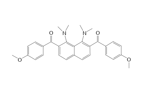 [1,8-Bis(dimethylamino)naphthalene-2,7-diyl]bis[(4-methoxyphenyl)methanone