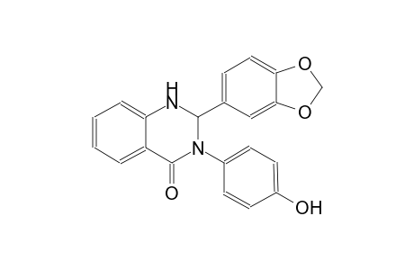 4(1H)-quinazolinone, 2-(1,3-benzodioxol-5-yl)-2,3-dihydro-3-(4-hydroxyphenyl)-
