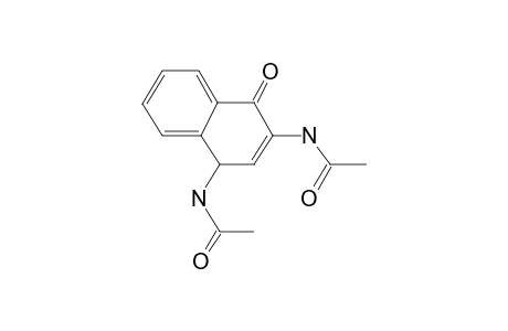 Naphthalene, 1,4-dihydro-1-oxo-2,4-acetamino-