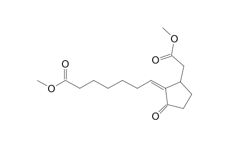 Methyl 7-[2'-(2"-methoxy-2"-oxoethyl)-5'-oxocyclopentylidene]-heptanoate