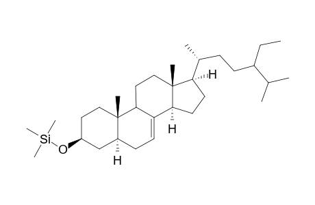 Silane, trimethyl[[(3.beta.,5.alpha.,24.xi.)-stigmast-7-en-3-yl]oxy]-