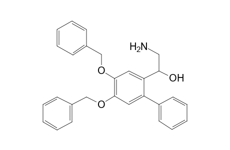 2-Amino-1-[4,5-bis(benzyloxy)[1,1'-biphenyl]-2-yl]ethanol