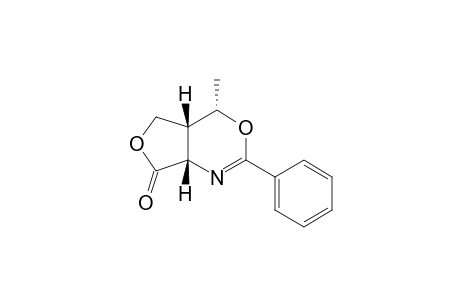 4H-Furo[3,4-d][1,3]oxazin-7(5H)-one, 4a,7a-dihydro-4-methyl-2-phenyl-, (4.alpha.,4a.beta.,7a.beta.)-(.+-.)-