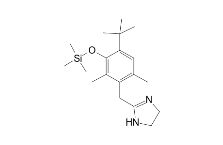 2-{4-Tert-butyl-2,6-dimethyl-3-[(trimethylsilyl)oxy]benzyl}-4,5-dihydro-1H-imidazole